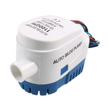 12V-1100GPH Yacht Automatic Bilge Pump with Drain Pipe - Marine Accessories & Parts by PMC Jewellery | Online Shopping South Africa | PMC Jewellery | Buy Now Pay Later Mobicred