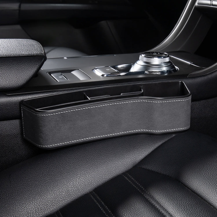 Car Multi-functional Console Box Cup Holder Seat Gap Side Storage Box, Frizzled Feather Style, Color:Grey(Front Passenger Seat) - Stowing Tidying by PMC TechLife | Online Shopping South Africa | PMC TechLife | Buy Now Pay Later Mobicred