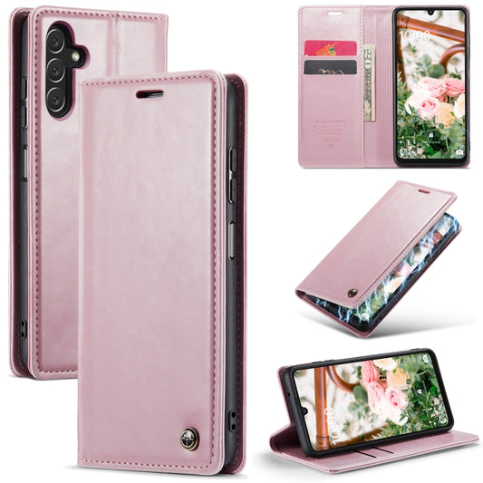 For Samsung Galaxy A15 CaseMe 003 Crazy Horse Texture Flip Leather Phone Case(Pink) - Galaxy Phone Cases by CaseMe | Online Shopping South Africa | PMC Jewellery | Buy Now Pay Later Mobicred