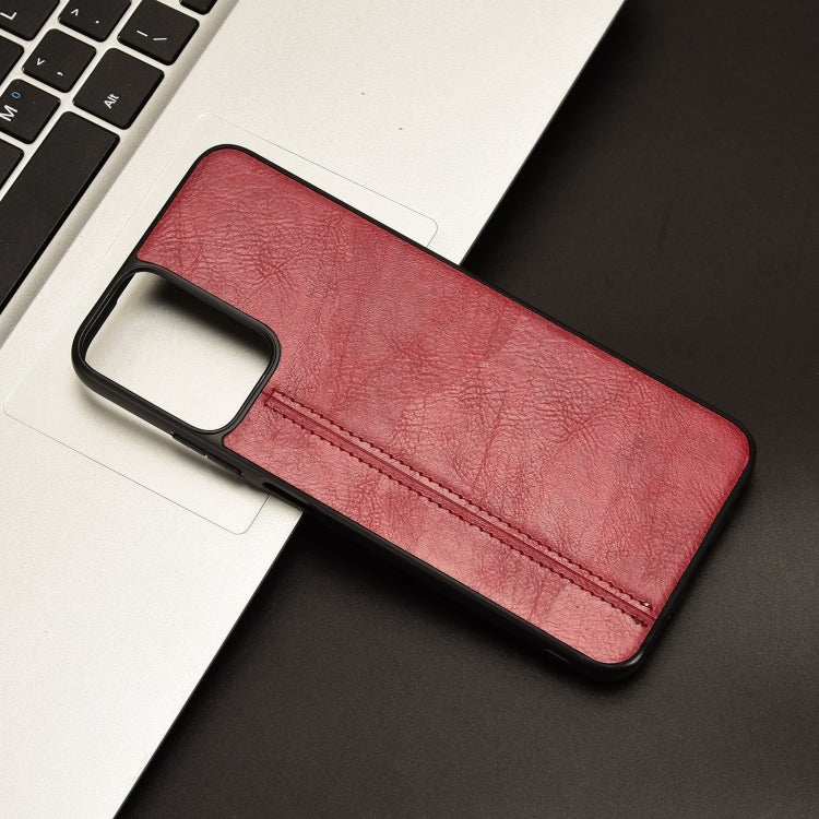 For Motorola Moto G Power 5G 2024 Cow Pattern Sewing Back Cover Phone Case(Red) - Motorola Cases by PMC Jewellery | Online Shopping South Africa | PMC Jewellery | Buy Now Pay Later Mobicred