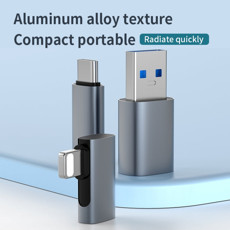 60W 8 Pin Elbow to USB-C/Type-C Female Charging Transfer Adapter - free shipping - PMC Jewellery - Order now!