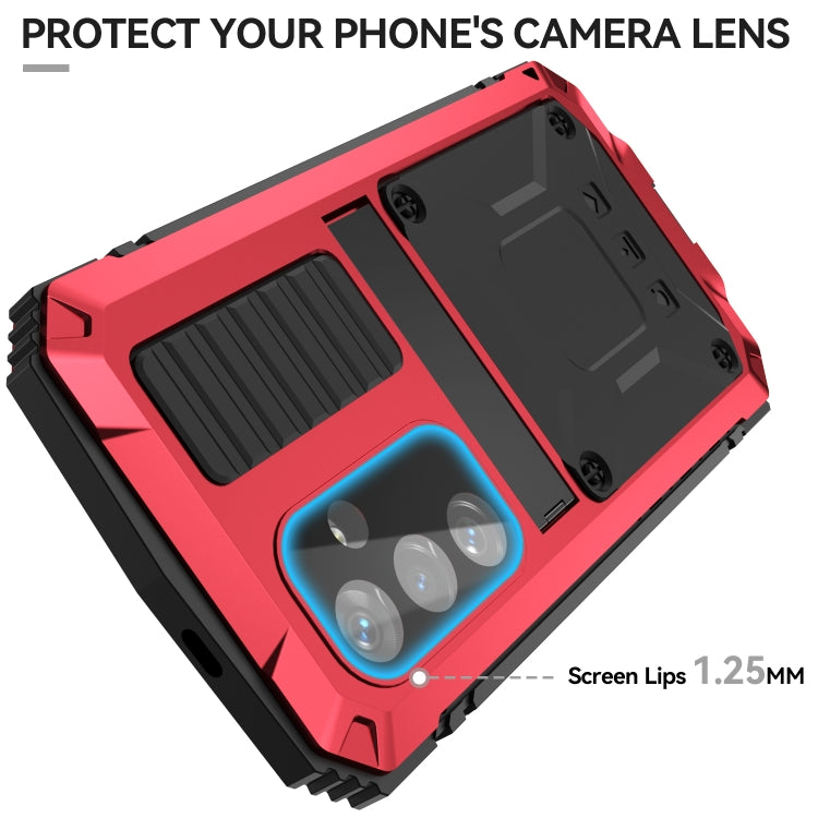 For Samsung Galaxy S24 5G R-JUST Life Waterproof Dustproof Shockproof Phone Case(Red) - Galaxy S24 5G Cases by R-JUST | Online Shopping South Africa | PMC TechLife | Buy Now Pay Later Mobicred