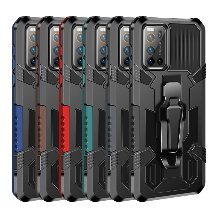 For Vivo V17 Pro Machine Armor Warrior Shockproof PC + TPU Protective Case(Black) - vivo Cases by PMC TechLife | Online Shopping South Africa | PMC TechLife