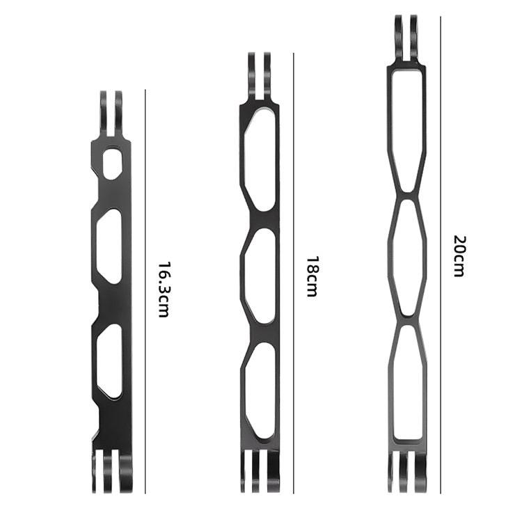 20cm Aluminium Extension Arm Hollow Grip Extender(Black) - Others by PMC TechLife | Online Shopping South Africa | PMC TechLife | Buy Now Pay Later Mobicred
