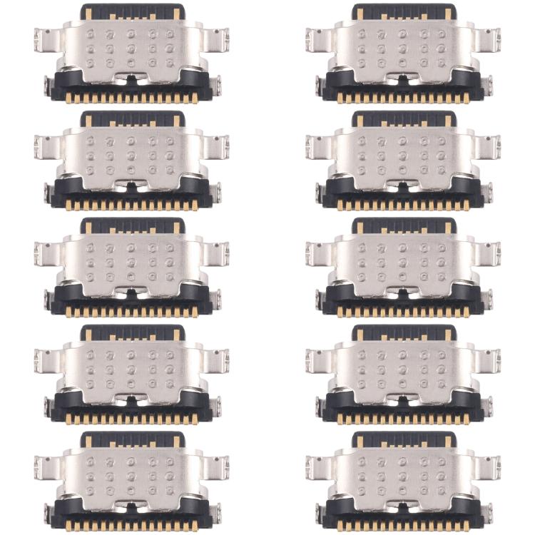 For Infinix Note 40 4G X6853 10pcs Original Charging Port Connector - Single Tail Connector by PMc TechLife | Online Shopping South Africa | PMc TechLife | Buy Now Pay Later Mobicred