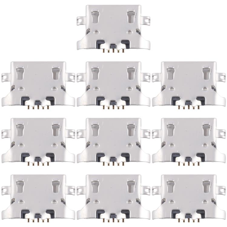 For Infinix Smart 6 Plus X6823 India 10pcs Original Charging Port Connector - Single Tail Connector by PMc TechLife | Online Shopping South Africa | PMc TechLife | Buy Now Pay Later Mobicred