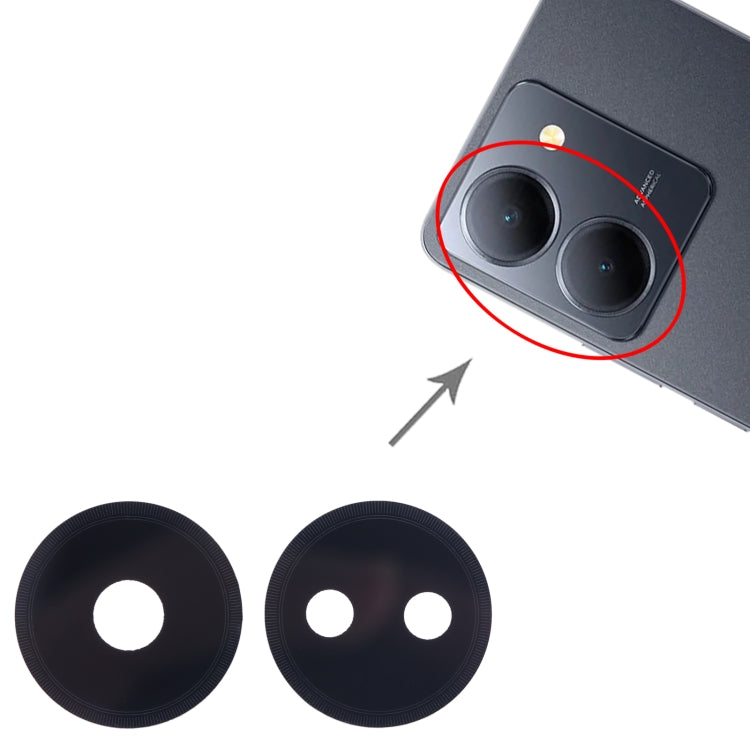 For vivo Y78 5G 10set Back Camera Lens - Camera Parts by PMC TechLife | Online Shopping South Africa | PMC TechLife