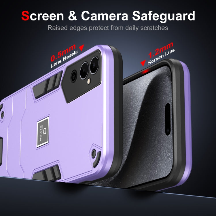 For Tecno Pova Neo 2 4G 2 in 1 Shockproof Phone Case(Purple) - Tecno Cases by PMC TechLife | Online Shopping South Africa | PMC TechLife | Buy Now Pay Later Mobicred