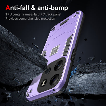 For Tecno Spark Go 2023 2 in 1 Shockproof Phone Case(Purple) - Tecno Cases by PMC Jewellery | Online Shopping South Africa | PMC Jewellery | Buy Now Pay Later Mobicred