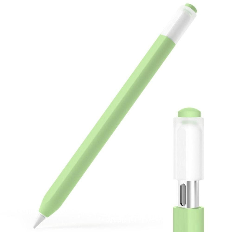 For Apple Pencil (USB-C) Jelly Silicone Stylus Pen Protective Cover(Matcha Green) - Pencil Accessories by PMC Jewellery | Online Shopping South Africa | PMC Jewellery | Buy Now Pay Later Mobicred