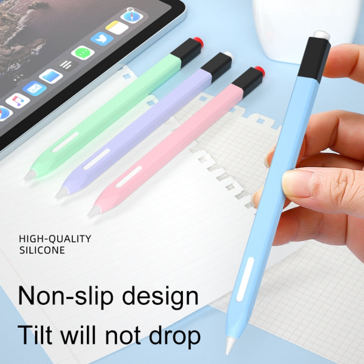 For Apple Pencil 2 Retro Pencil Style Stylus Pen Protective Case(Orange) - free shipping - PMC Jewellery - Order now!