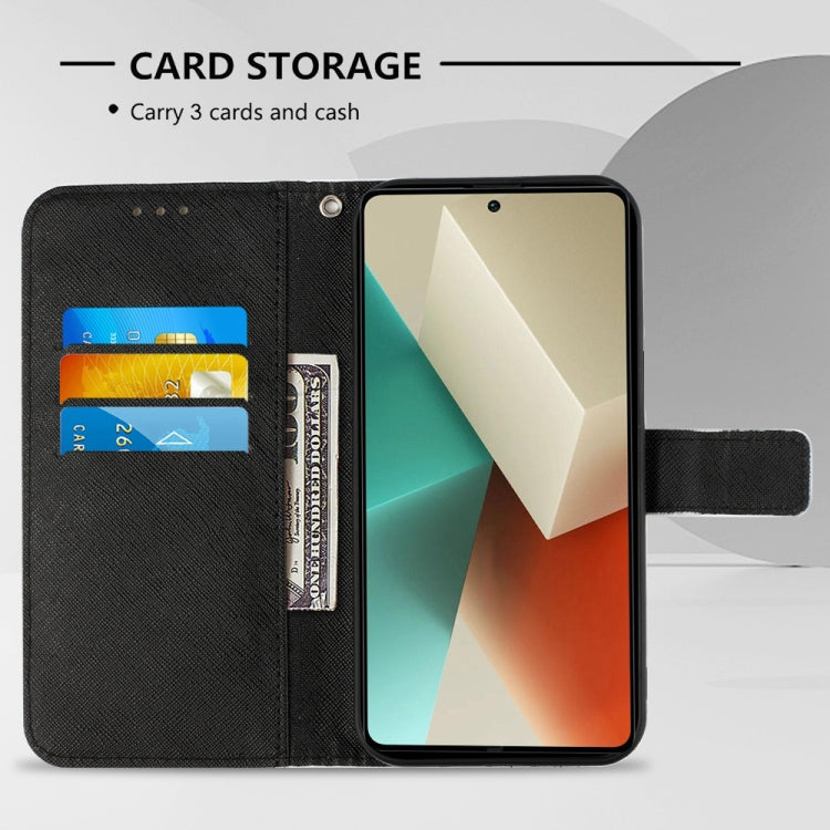For Xiaomi Redmi Note 13 5G Global 3D Painting Horizontal Flip Leather Phone Case(Skull) - Note 13 Cases by PMC TechLife | Online Shopping South Africa | PMC TechLife | Buy Now Pay Later Mobicred