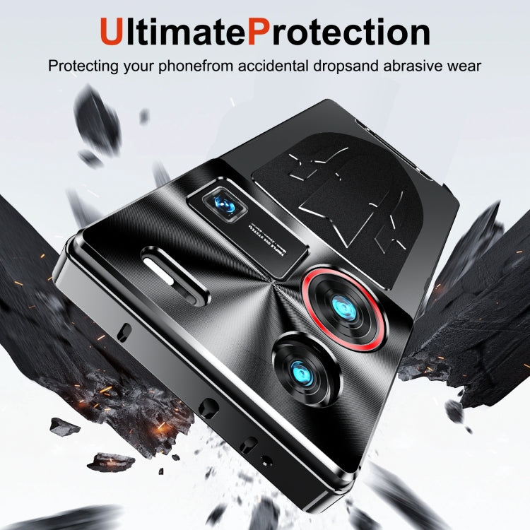 For ZTE nubia Z60 Ultra Metal Cooling Phone Case(Black) - ZTE Cases by PMC TechLife | Online Shopping South Africa | PMC TechLife | Buy Now Pay Later Mobicred