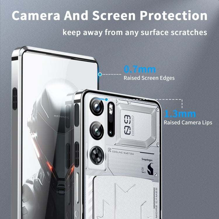 For ZTE nubia Red Magic 10 Pro / 10 Pro+ Metal Cooling Phone Case(Silver) - ZTE Cases by PMC TechLife | Online Shopping South Africa | PMC TechLife | Buy Now Pay Later Mobicred