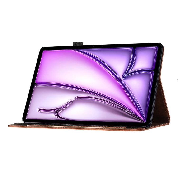 For iPad Air 11 2024 / Pro 11 2021 / 2020 Butterfly Cat Embossing Leather Tablet Case(Brown) - iPad Air 11 2024 Cases by PMC TechLife | Online Shopping South Africa | PMC TechLife | Buy Now Pay Later Mobicred