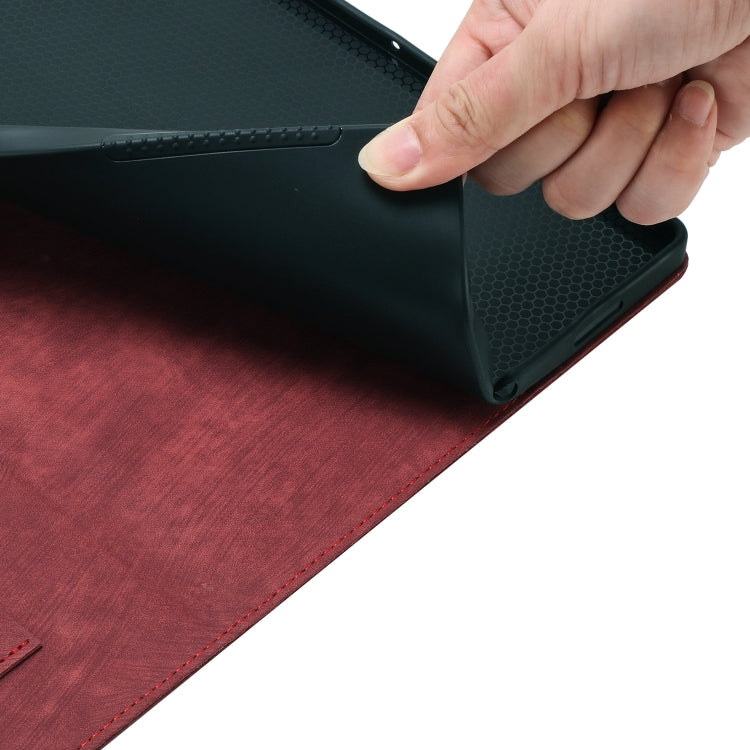 For iPad Air 11 2024 / Air 11 2025 Butterfly Cat Embossing Leather Tablet Case(Red) - iPad Air 11 2025 / 2024 Cases by PMC TechLife | Online Shopping South Africa | PMC TechLife | Buy Now Pay Later Mobicred