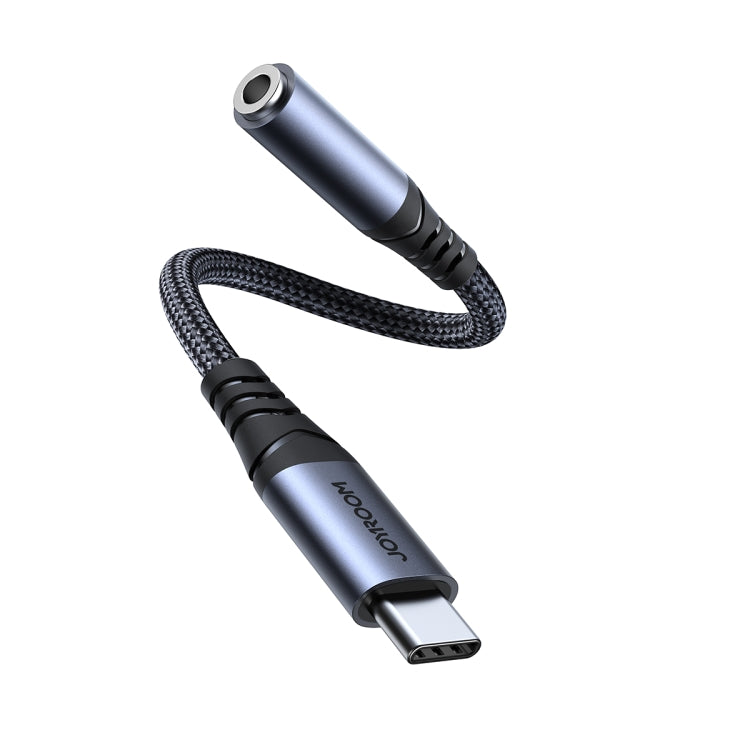 JOYROOM SY-C01 USB-C/Type-C to 3.5mm Audio Adapter Cable(Black) - Type-C Adapter by JOYROOM | Online Shopping South Africa | PMC Jewellery | Buy Now Pay Later Mobicred