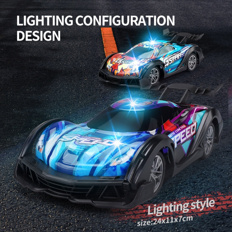 Q170 Colorful Lights Racing Four-wheel Drive Remote Control Car(Orange) - RC Cars by PMC Jewellery | Online Shopping South Africa | PMC Jewellery | Buy Now Pay Later Mobicred