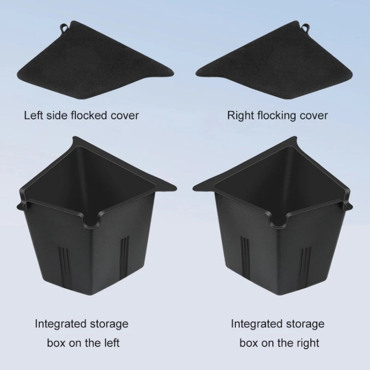 For Tesla Model 3 2pcs / Set Car Trunk Side Storage Box, Flagship Model, Style:without Cover - Stowing Tidying by PMC TechLife | Online Shopping South Africa | PMC TechLife | Buy Now Pay Later Mobicred