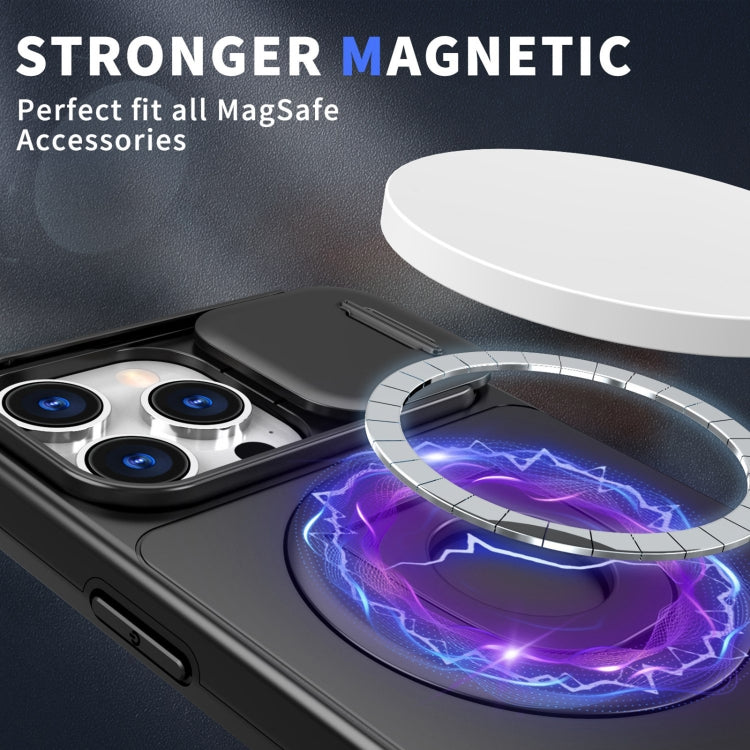 For iPhone 12 Camshield MagSafe Ring Holder Armor Phone Case(Black) - free shipping - PMC TechLife - Order now!