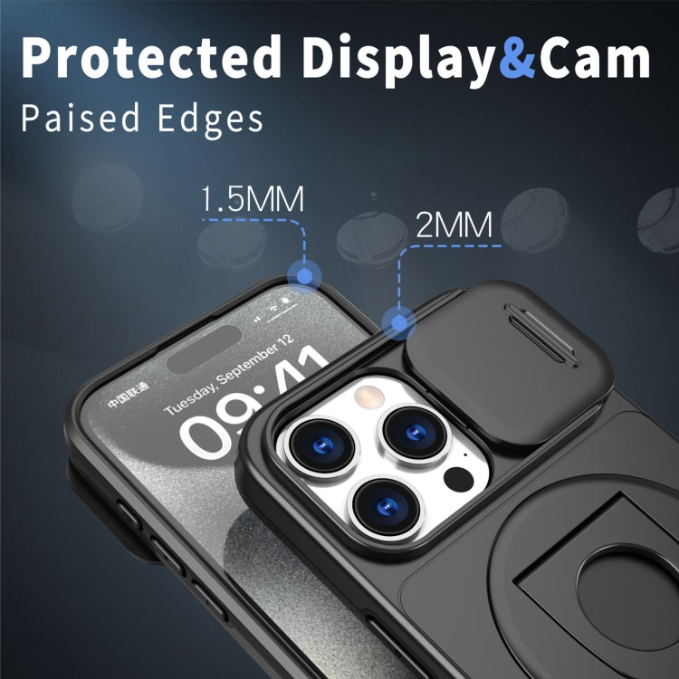 For iPhone 12 Camshield MagSafe Ring Holder Armor Phone Case(Black) - free shipping - PMC TechLife - Order now!