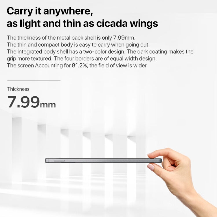 Lenovo K9 WiFi Tablet, 4GB+64GB, 9 inch Android 12, MediaTek Helio G80 Octa Core, Support Face Identification(Grey) - free shipping - PMC TechLife - Order now!