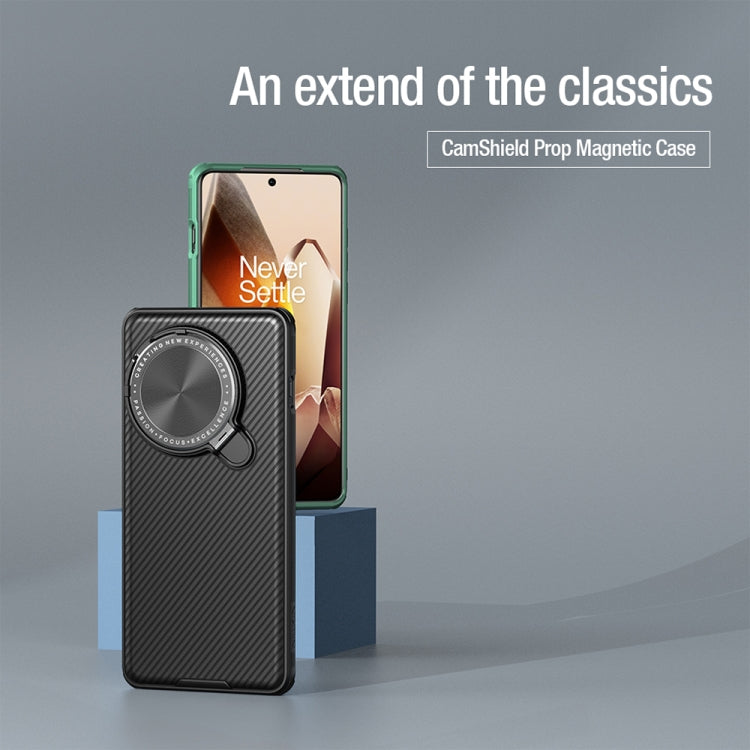 For OnePlus 13 NILLKIN CamShield Prop MagSafe Magnetic PC Phone Case(Green) - free shipping - PMC TechLife - Order now!