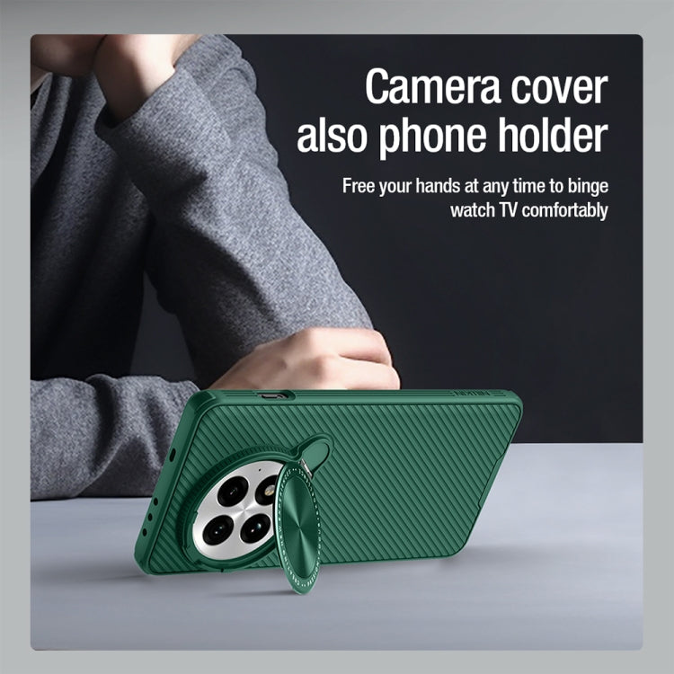 For OnePlus 13 NILLKIN CamShield Prop MagSafe Magnetic PC Phone Case(Green) - free shipping - PMC TechLife - Order now!