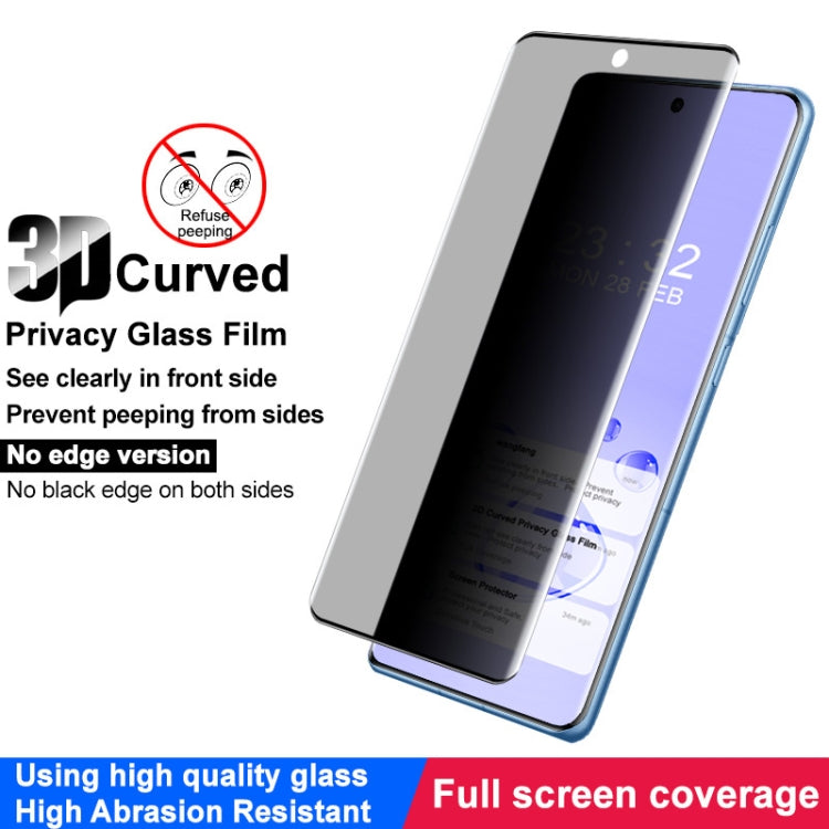 For OnePlus Ace 3 5G imak No Edge Version 3D Curved Privacy Full Screen Tempered Glass Film - OnePlus Tempered Glass by imak | Online Shopping South Africa | PMC TechLife | Buy Now Pay Later Mobicred