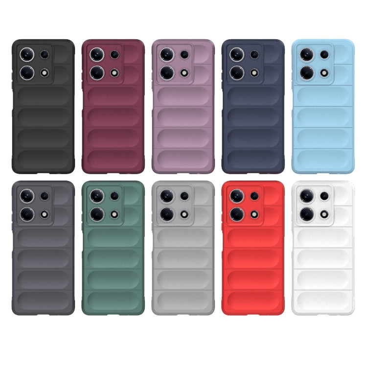 For Infinix Note 30 4G Magic Shield TPU + Flannel Phone Case(White) - Infinix Cases by PMC TechLife | Online Shopping South Africa | PMC TechLife | Buy Now Pay Later Mobicred