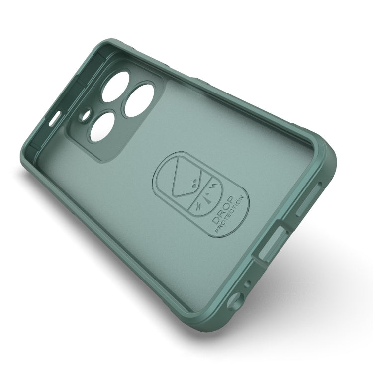 For Tecno Spark Go 2024 / 20C / Pop 8 Magic Shield TPU + Flannel Phone Case(White) - Tecno Cases by PMC Jewellery | Online Shopping South Africa | PMC Jewellery | Buy Now Pay Later Mobicred