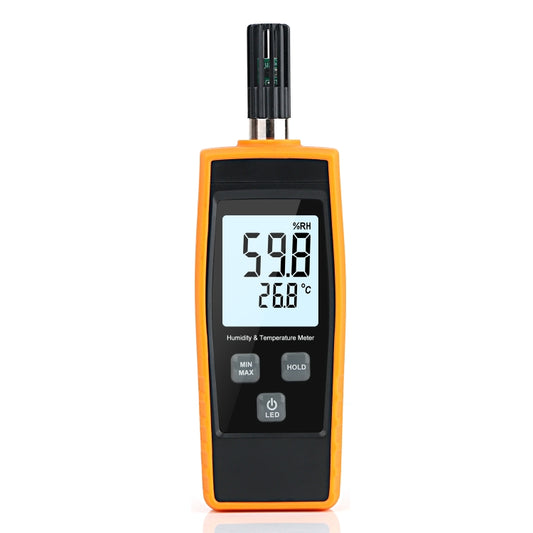 RZ852 Digital Temperature and Humidity Meter(Orange) - Thermostat & Thermometer by PMC Jewellery | Online Shopping South Africa | PMC Jewellery