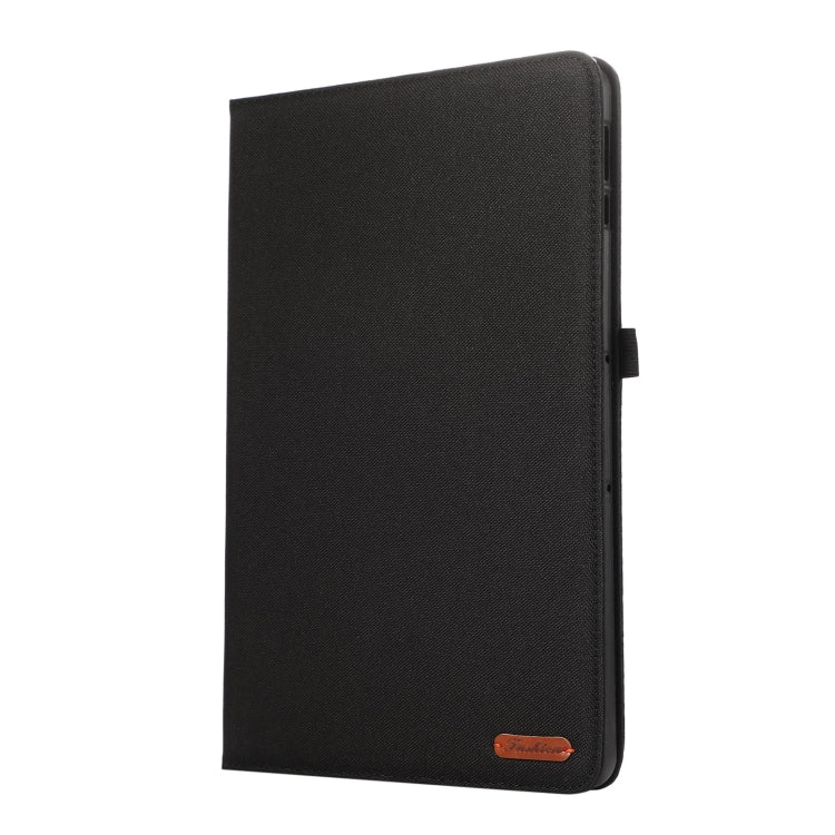 For Honor Pad 9 Fabric Texture Horizontal Flip Leather Tablet Case(Black) - Honor by PMC TechLife | Online Shopping South Africa | PMC TechLife | Buy Now Pay Later Mobicred