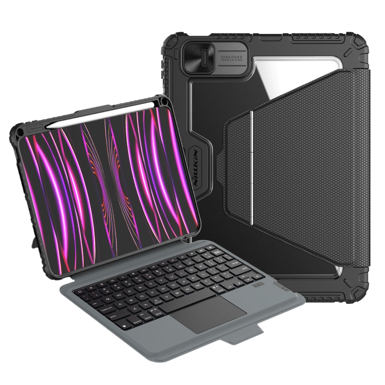 For iPad Pro 11 2024 Nillkin Backlit Version Bumper Link Keyboard Case - free shipping - PMC Jewellery - Order now!