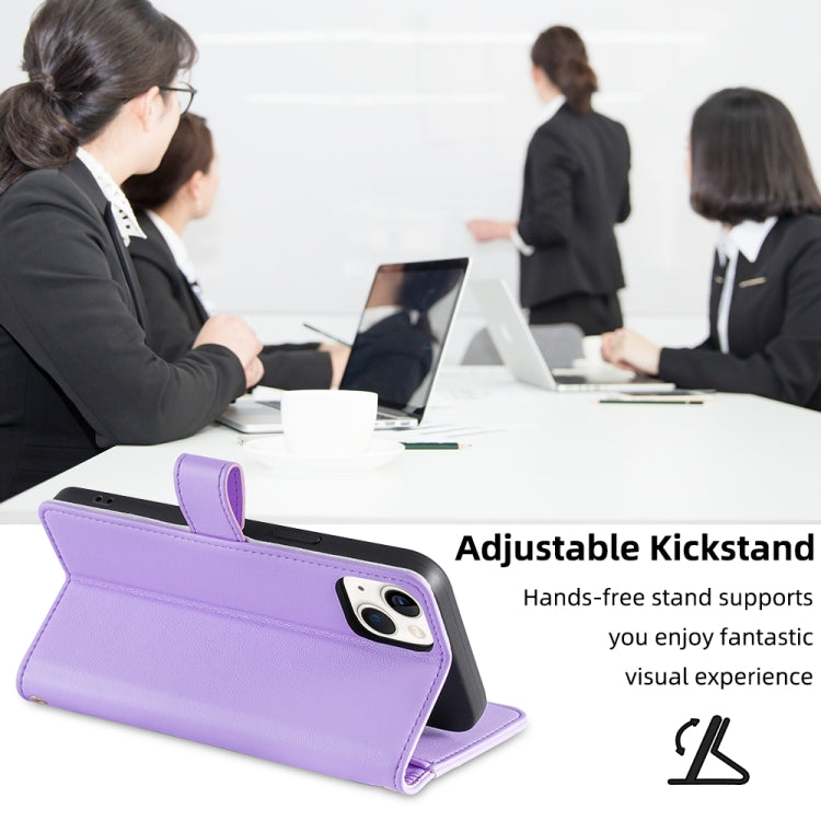 For Itel A48 Sheep Texture Cross-body Zipper Wallet Leather Phone Case(Purple) - More Brand by PMC TechLife | Online Shopping South Africa | PMC TechLife | Buy Now Pay Later Mobicred