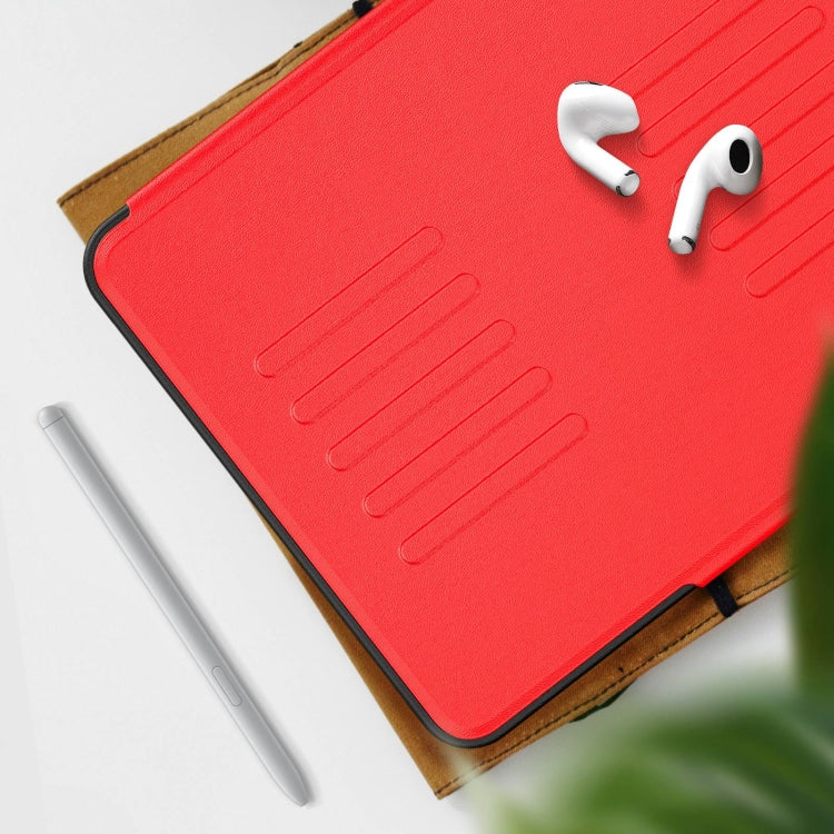 For iPad Air 11 2024 Notebook Magnetic Leather Tablet Case(Red) - iPad Air 11 2024 Cases by PMC TechLife | Online Shopping South Africa | PMC TechLife | Buy Now Pay Later Mobicred