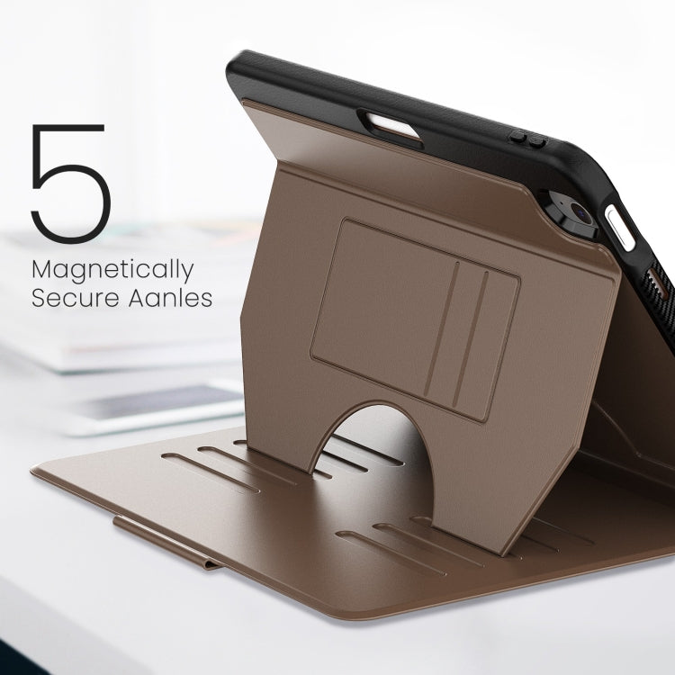 For iPad Air 11 2024 Notebook Magnetic Leather Tablet Case(Brown) - iPad Air 11 2024 Cases by PMC TechLife | Online Shopping South Africa | PMC TechLife | Buy Now Pay Later Mobicred