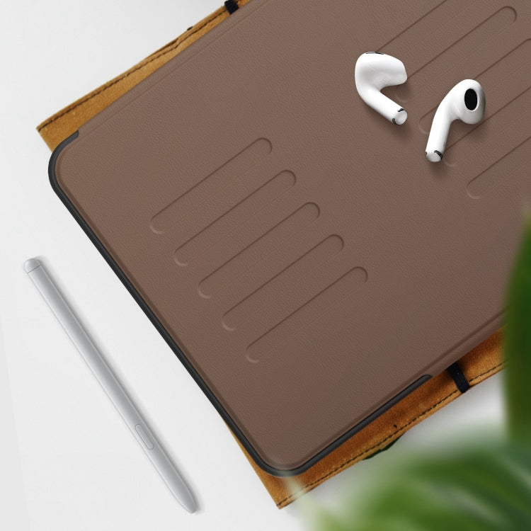 For iPad Pro 11 2024 Notebook Magnetic Leather Tablet Case(Brown) - iPad Pro 11 2024 Cases by PMC TechLife | Online Shopping South Africa | PMC TechLife | Buy Now Pay Later Mobicred