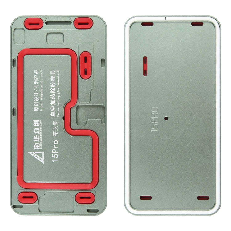 For iPhone 15 Pro LCD Screen Frame Vacuum Heating Glue Removal Mold with Holder - free shipping - PMC TechLife - Order now!