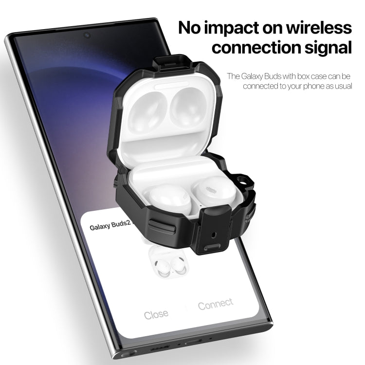 For Samsung Galaxy Buds 2/2 Pro / Buds FE DUX DUCIS SECA Series TPU + PC Wireless Earphones Protective Case(Black) - Samsung Earphone Case by DUX DUCIS | Online Shopping South Africa | PMC Jewellery | Buy Now Pay Later Mobicred