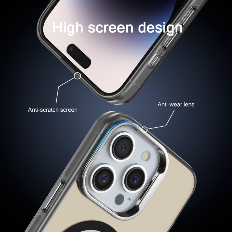 For iPhone 11 Electroplated IMD Magsafe PC Hybrid TPU Phone Case(Black) - iPhone 11 Cases by PMC TechLife | Online Shopping South Africa | PMC TechLife