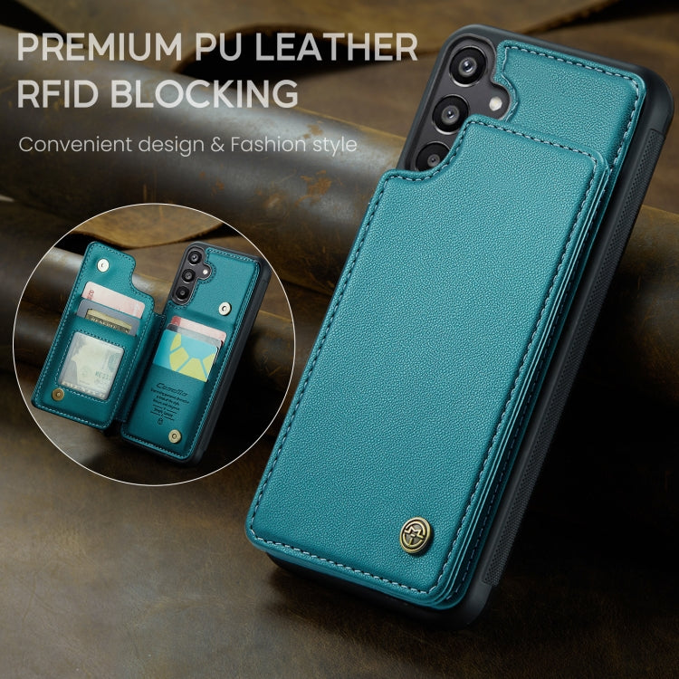 For Samsung Galaxy A15 CaseMe C22 Litchi Texture RFID Anti-theft Leather Phone Case(Green) - Galaxy Phone Cases by CaseMe | Online Shopping South Africa | PMC Jewellery | Buy Now Pay Later Mobicred