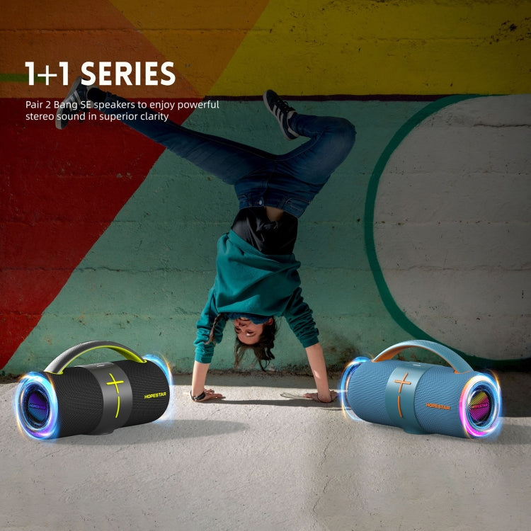 HOPESTAR H68 50W Outdoor Portable Waterproof Dazzling Bluetooth Speaker(Navy Blue) - free shipping - PMC Jewellery - Order now!