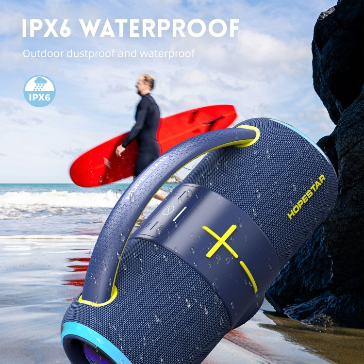 HOPESTAR H68 50W Outdoor Portable Waterproof Dazzling Bluetooth Speaker(Dark Blue) - free shipping - PMC Jewellery - Order now!