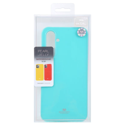 For Samsung Galaxy S24+ 5G GOOSPERY PEARL JELLY Shockproof TPU Phone Case(Mint) - Galaxy S24+ 5G Cases by GOOSPERY | Online Shopping South Africa | PMC Jewellery | Buy Now Pay Later Mobicred