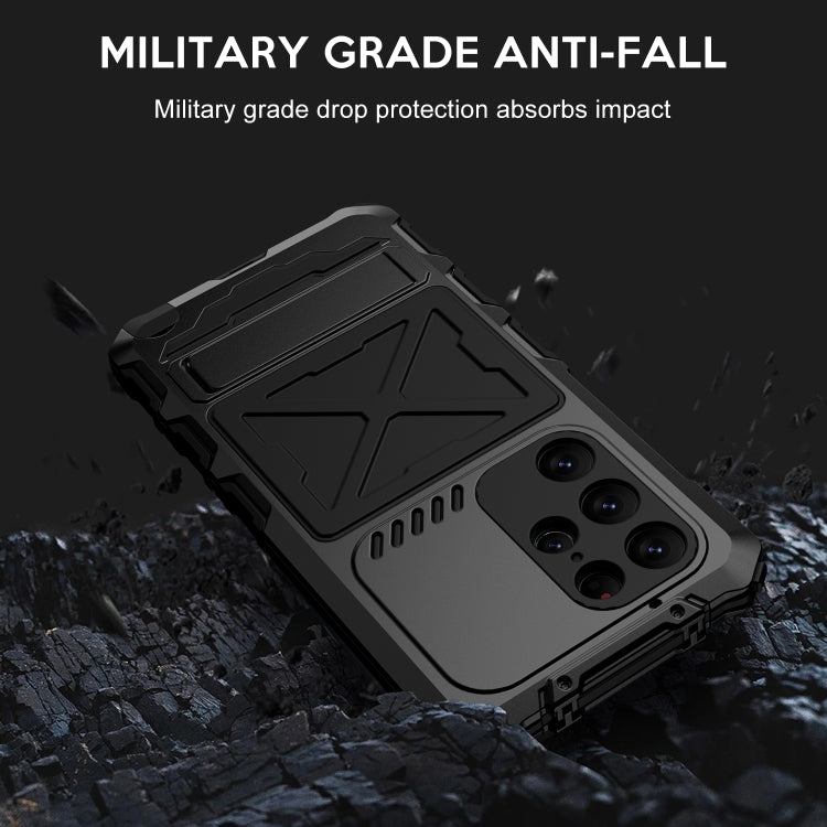 For Samsung Galaxy S24 Ultra 5G R-JUST Life Waterproof Dustproof Shockproof Phone Case(Black) - Galaxy S24 Ultra 5G Cases by R-JUST | Online Shopping South Africa | PMC TechLife | Buy Now Pay Later Mobicred