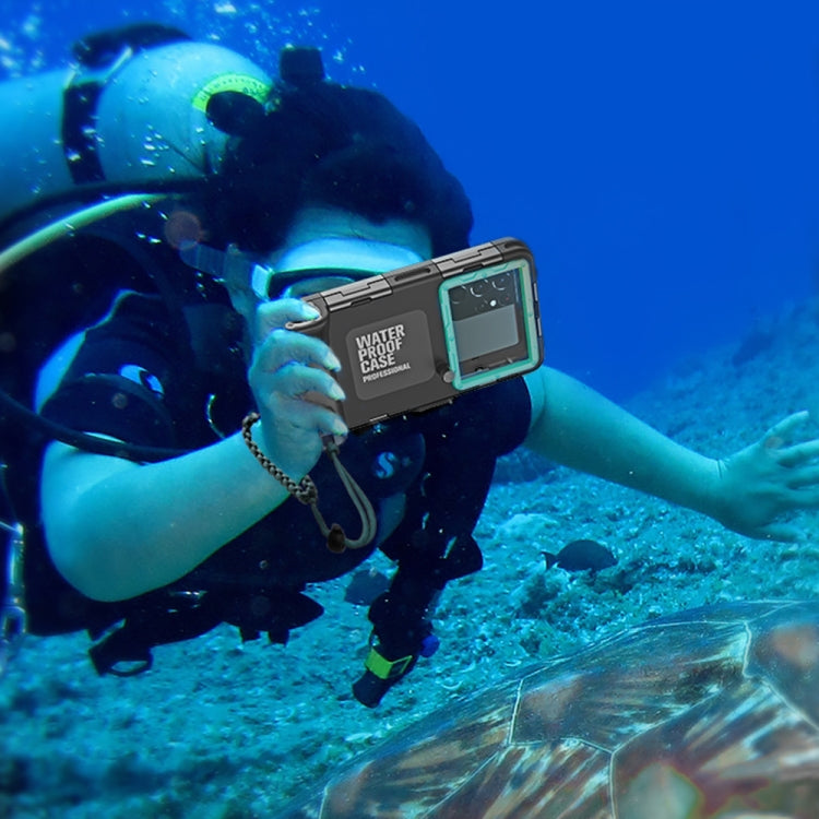 Diving Shell Gen2 Upgrade IP68 Waterproof Phone Case(Black Blue) - free shipping - PMC TechLife - Order now!