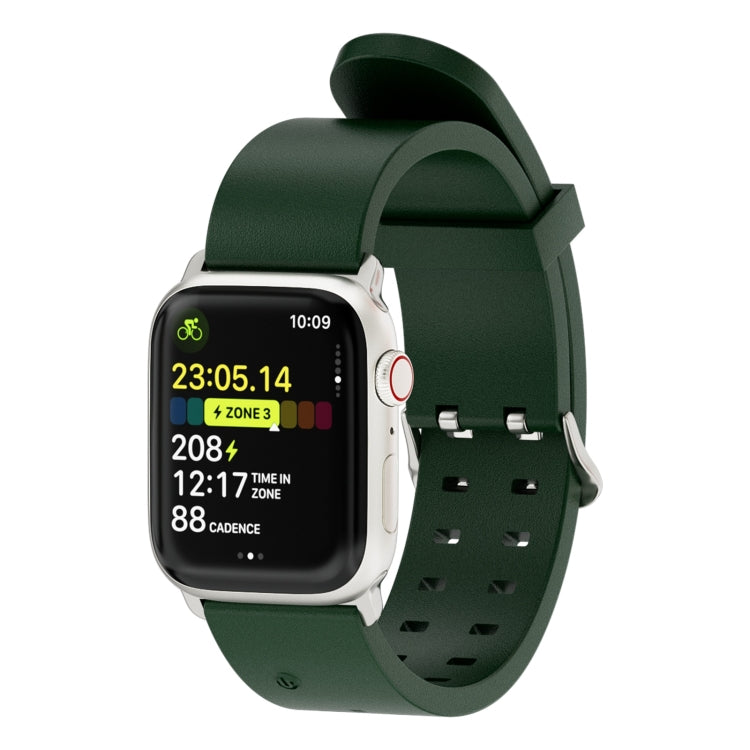 For Apple Watch 38mm Luminous Colorful Light Silicone Watch Band(Green) - free shipping - PMC TechLife - Order now!