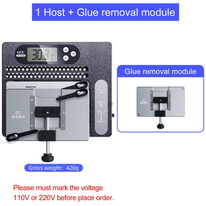 i2C T18 LCD Display PCB Motherboard Layered Desoldering Station With Glue Removal Module, US Plug - Repair Platform by i2C | Online Shopping South Africa | PMC Jewellery | Buy Now Pay Later Mobicred