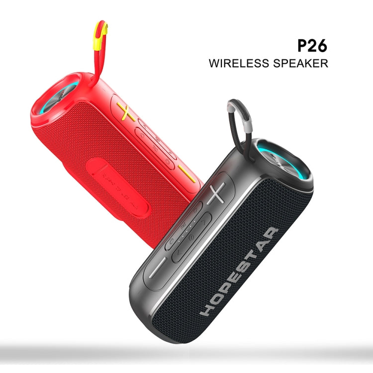 HOPESTAR P26 Outdoor Portable lPX6 Waterproof Dazzling Bluetooth Speaker(Grey) - free shipping - PMC Jewellery - Order now!